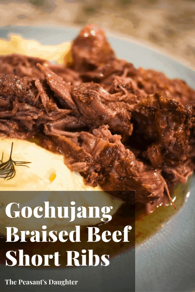 Gochujang Braised Beef Short Ribs