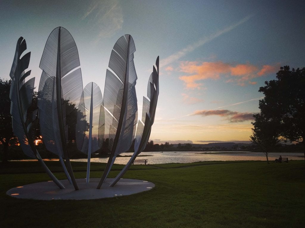 statue called kindred spirits in cork ireland