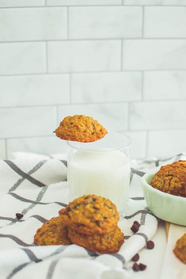 Sourdough Oatmeal Pumpkin Cookies - The Peasant's Daughter