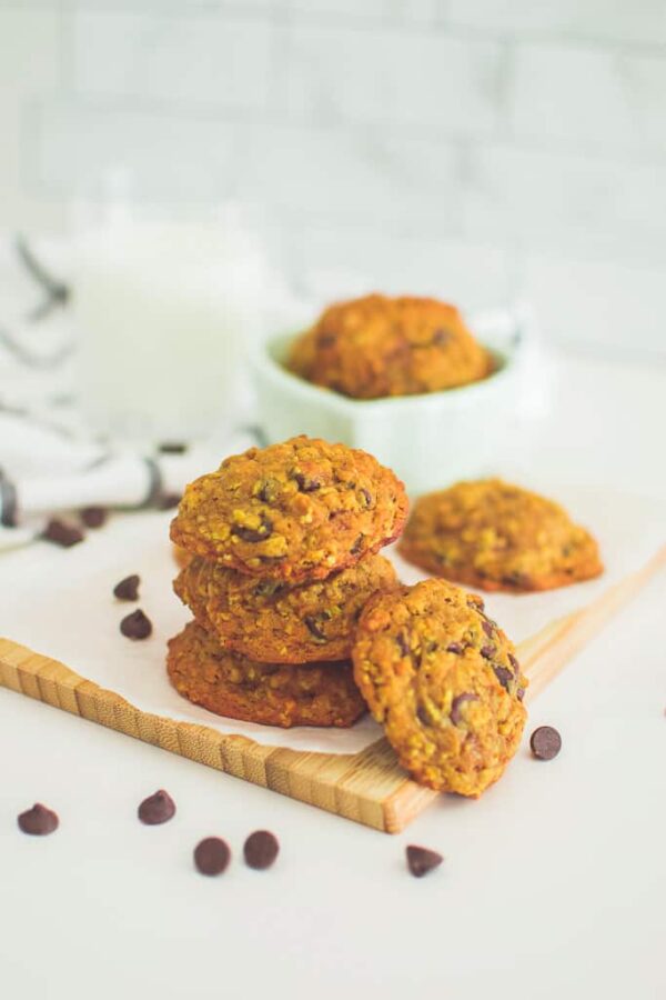 Sourdough Oatmeal Pumpkin Cookies - The Peasant's Daughter