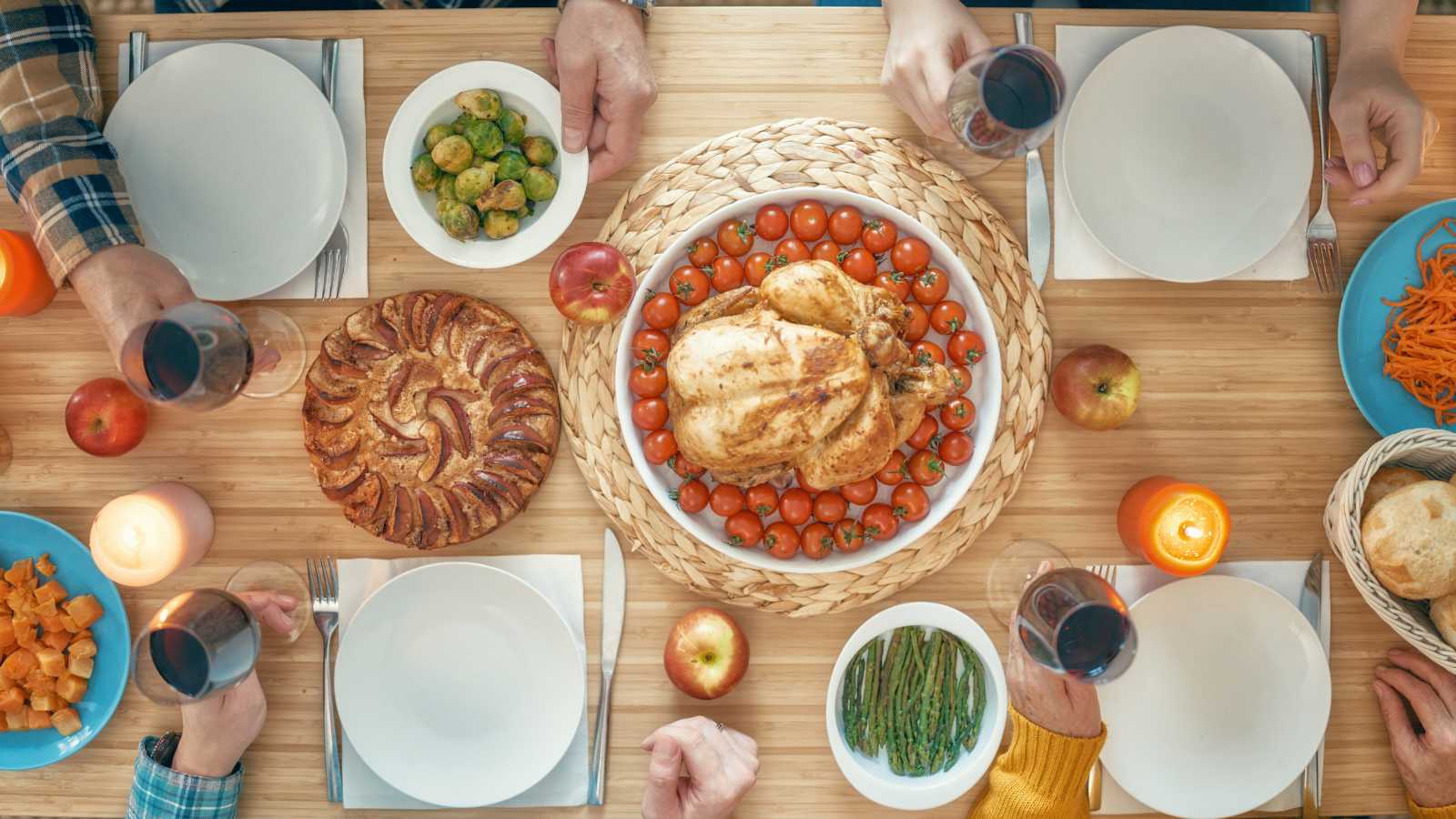 Thanksgiving feast.