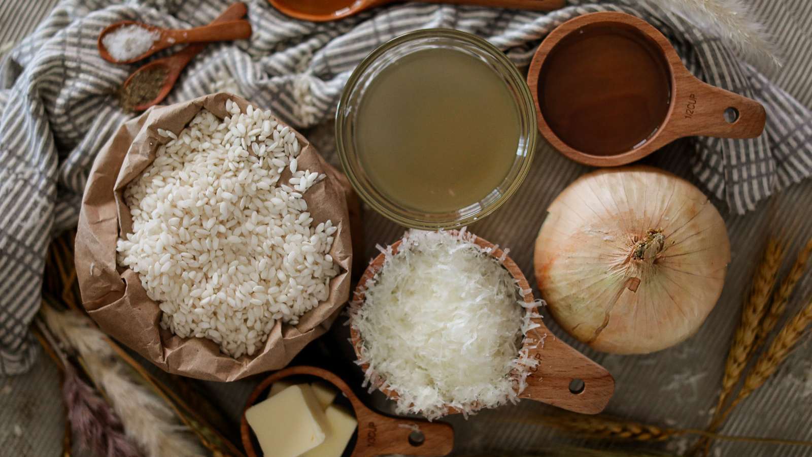 Risotto rice.