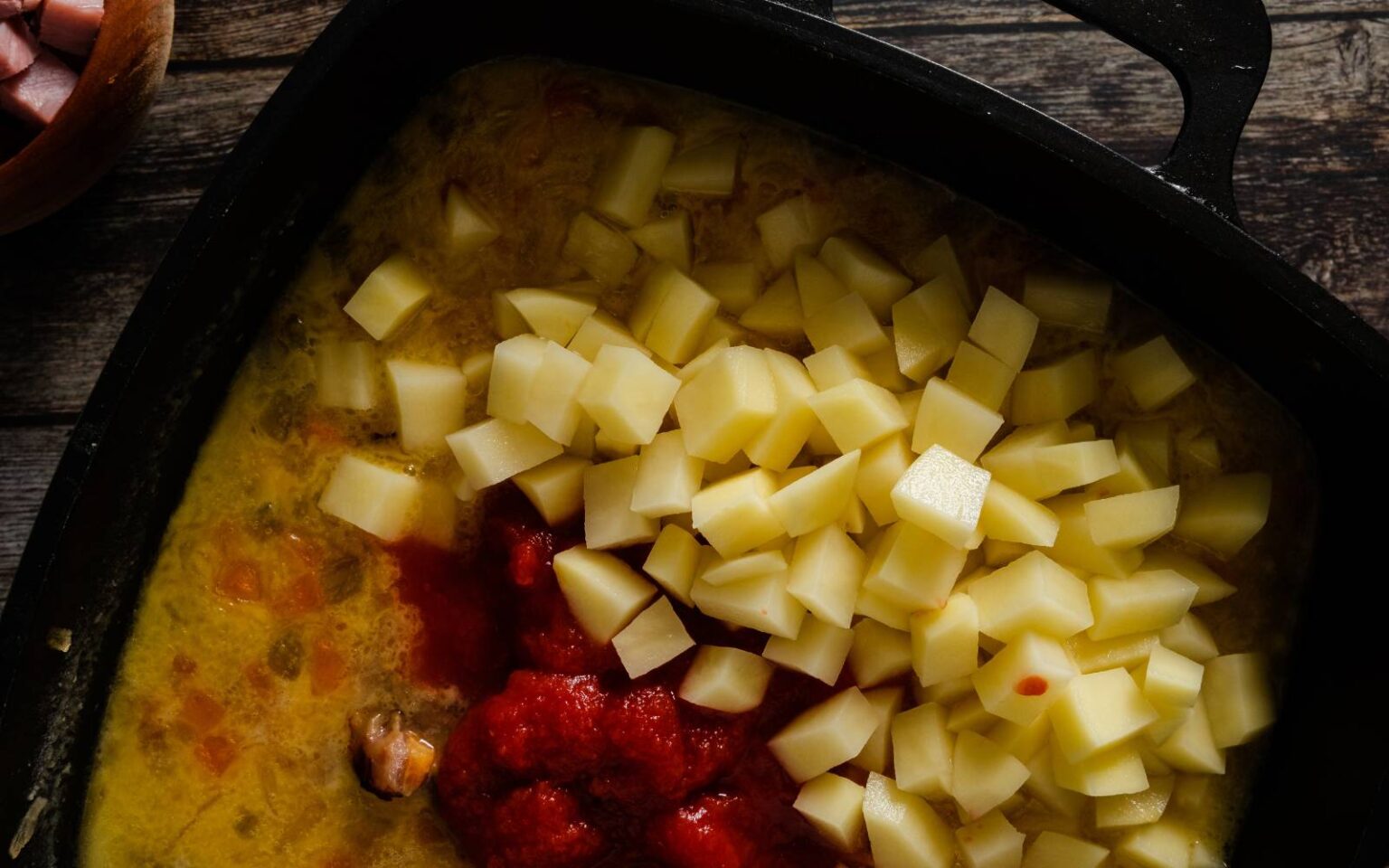 Old-Fashioned Leftover Ham Bone Soup With Beans - The Peasant's Daughter
