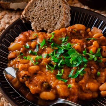 Old-Fashioned Leftover Ham Bone Soup With Beans - The Peasant's Daughter