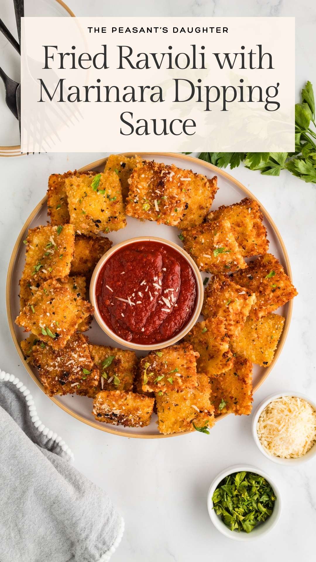 Fried Ravioli - The Peasant's Daughter