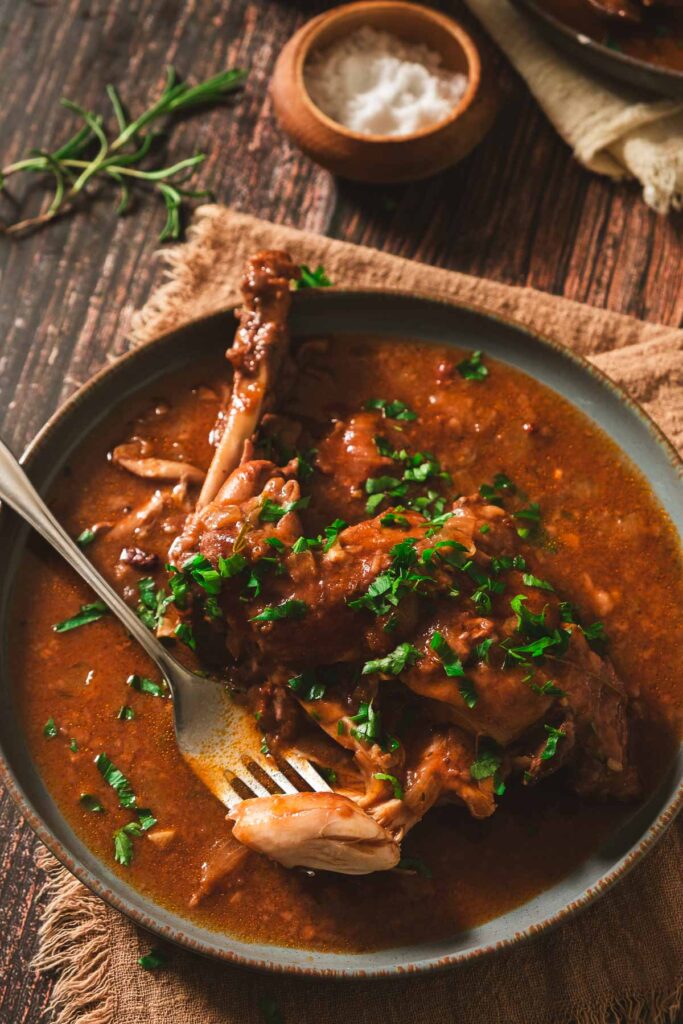 German Rabbit Stew Hasenpfeffer - The Peasant&amp;#39;s Daughter