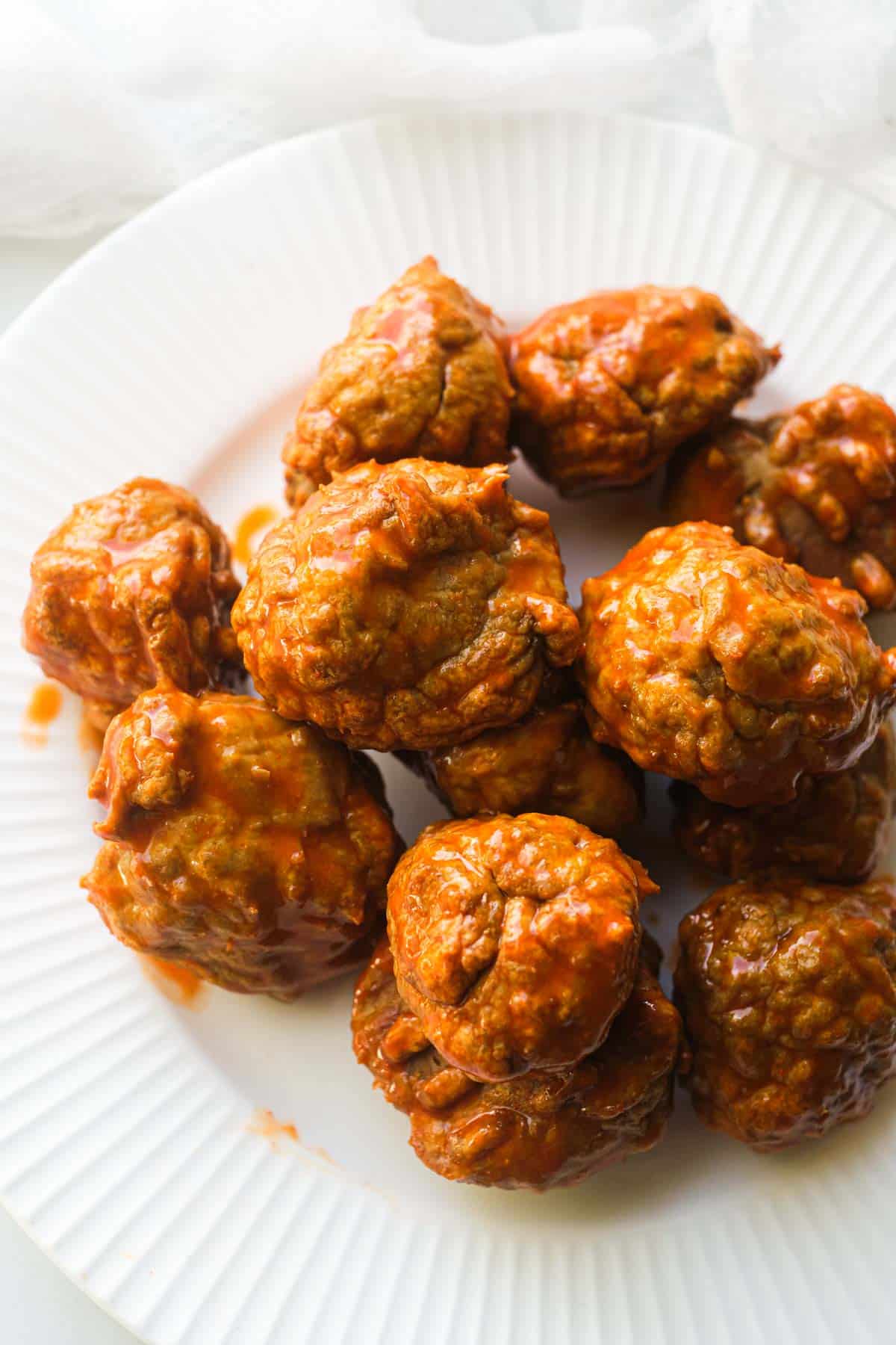 Buffalo chicken meatballs.